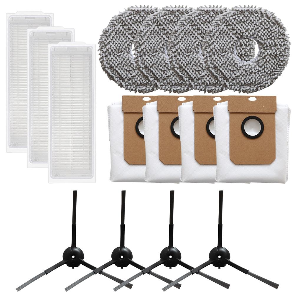 1 Set Main Side Brush Filter Mop Cloth Kit For Conga 13090 Spin Revol Home And Wash Vacuum Cleaner Accessories Spare To Replace