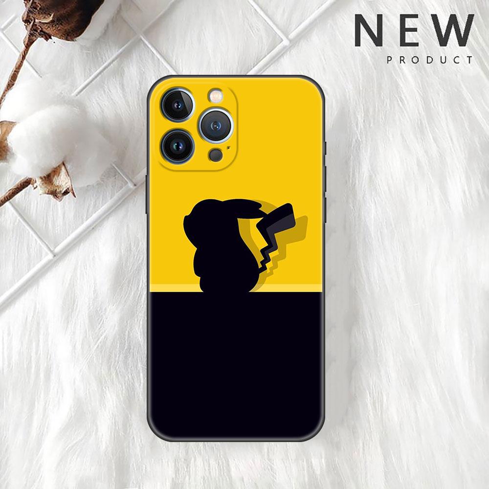 

Милый чехол с покемоном Gengar Funda для Apple iPhone 14 11 13 7 12 Pro 7 XR XS Max 8 Plus 6 14Pro, черный мягкий чехол для телефона iPhone 14 Pro Max