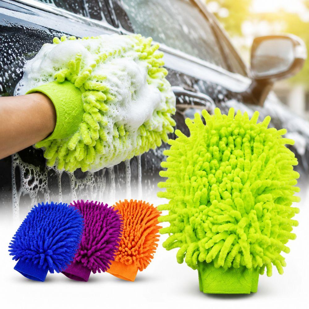 Chenille Cleaning Towel Microfiber Car Cleaning Gloves Thickened Car Washing Gloves Auto Care