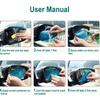 4pcs/Set Car Side Rearview Mirror Waterproof Anti-Fog Film Side Window Glass Film Can Protect Your Vision Driving On Rainy Days