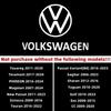 2 Stück Auto Emblem Projektionslampe Türleuchten Leuchten Dekoration Für VW Golf Touareg Eos CC Passat Variant B8 Touareg Tearamont