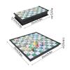 Magnetisches Schlangenleiter-Schach Faltbares Schachbrett Pädagogisches Kinderspielzeug Brettspiel-Set Schlangenleiter-Schachspiel