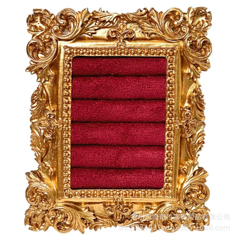 Fotoram Smyckesställ Hartsfotoram Ringfat Fotovisning Artikel Rekvisita