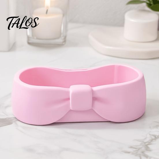 Storage Box Bow-Shaped Box, 3D Printed Delicate Matte Texture Container, Large Decorative Capacity Jewelry Key Makeup Organizer, Sweet Desktop