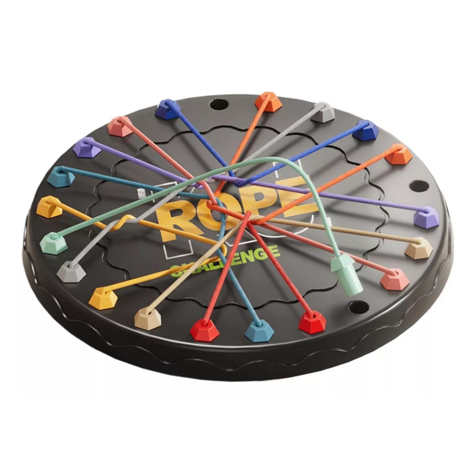 

Настольная игра «Веревка» для детей. Головоломка. Фокус на развитии мышления. One Size чёрный