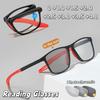 New Portable Folding Photochromic Reading Glasses High Definition Ultra-Lightweight Anti-Blue Light Presbyopia Eyewear Unisex