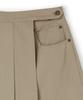 PENFIELD Cotton Pleated Wrap Pants Beige_Fs2Wp44F