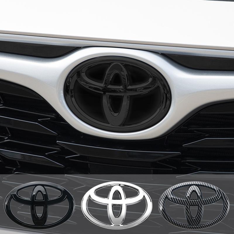 Logo Auto 3D per serie di auto Toyota Corolla Camry RAV4 Griglia Anteriore Cofano Emblema Posteriore Paraurti Posteriore Portellone Bagagliaio Marchio Emblema