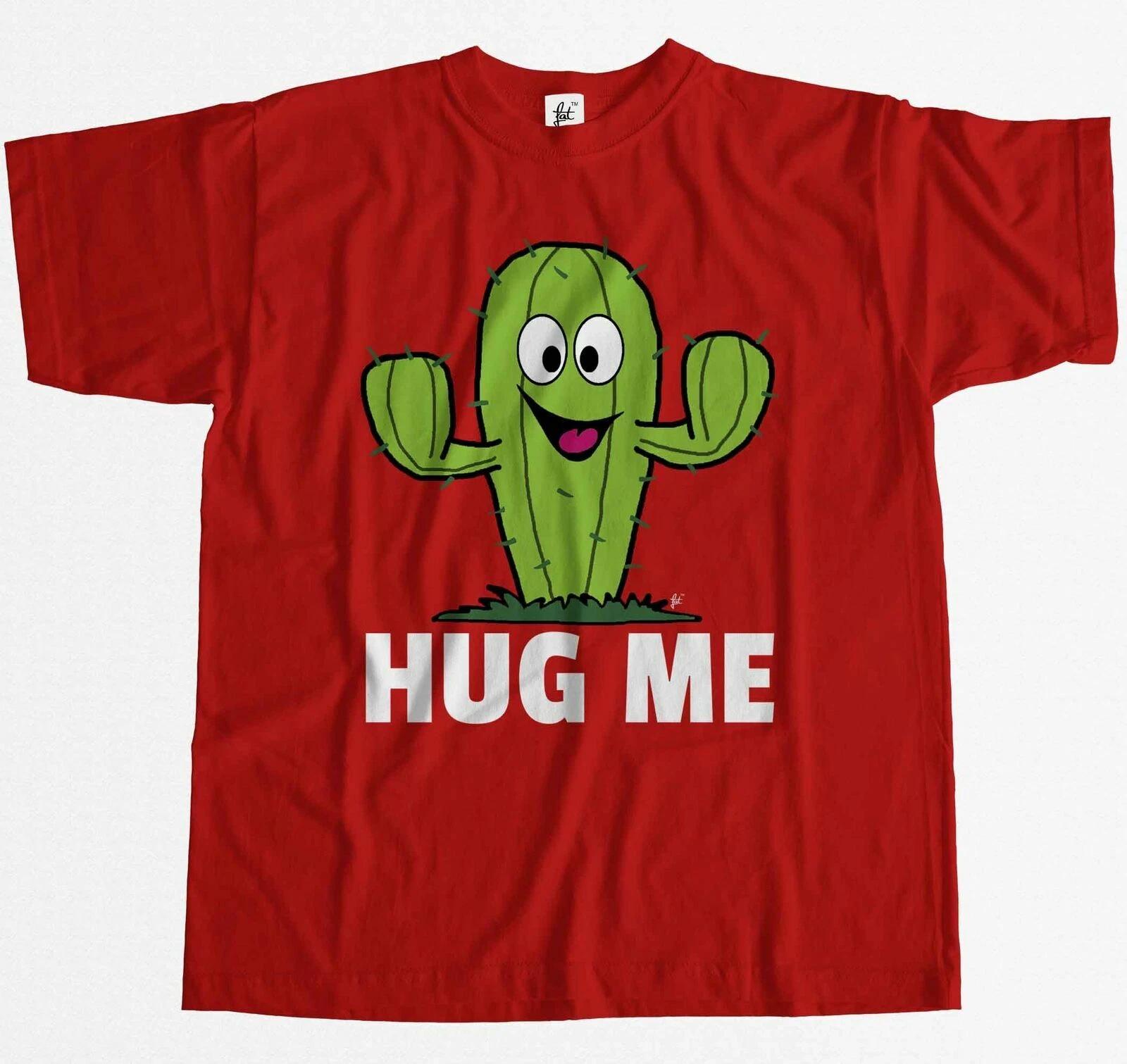 Hug Me Cactus Funny Desert Humour Mens T-Shirt XXXL