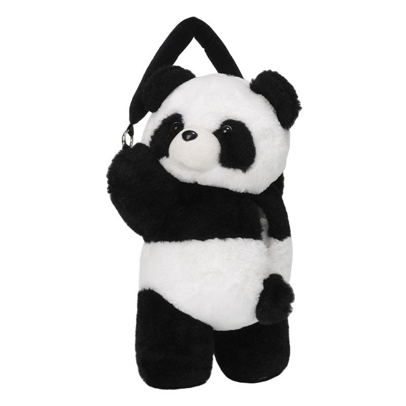 Cartoon Panda Car Tissue Box Plush Cute Doll Car Car Seat Back Hanging Car Car Box Storage and Sorting