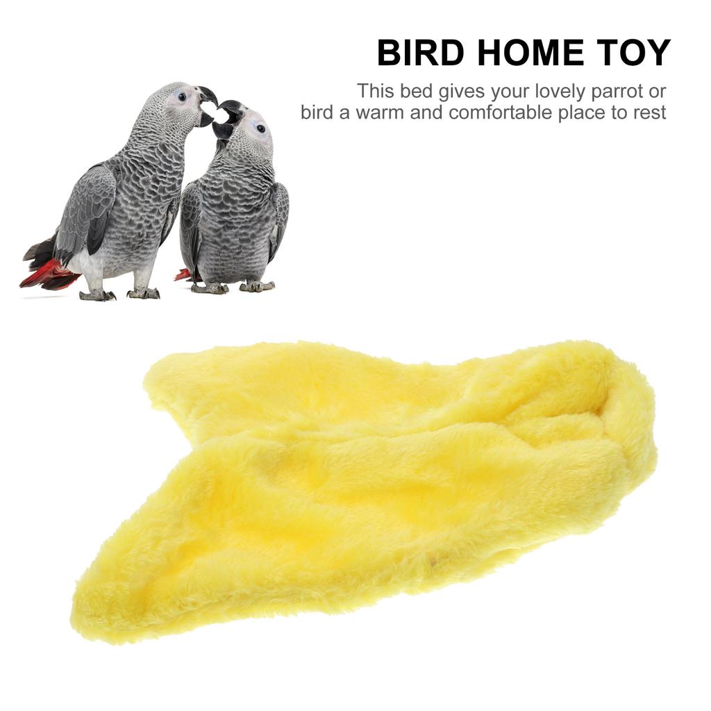 Betthängematte für Vögel Papagei Kuschelhütte Warmes Nest Kuscheldecke Eckzubehör für Meerschweinchen und Kleintiere