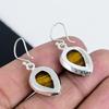 Naturaal Tiger Eye Gemstone Earrings, 925 Sterling Silver Earring, Handmade Boho Silver Jewelry Dangle Earrings, Wadding Gifts