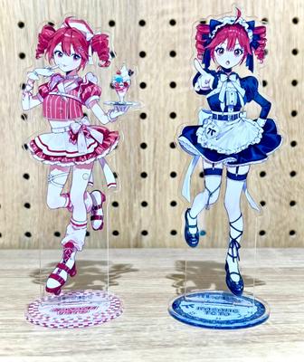 Kasane Teto 22curry Curry Acrylic Stand Figure Red Black Set 2 Japan