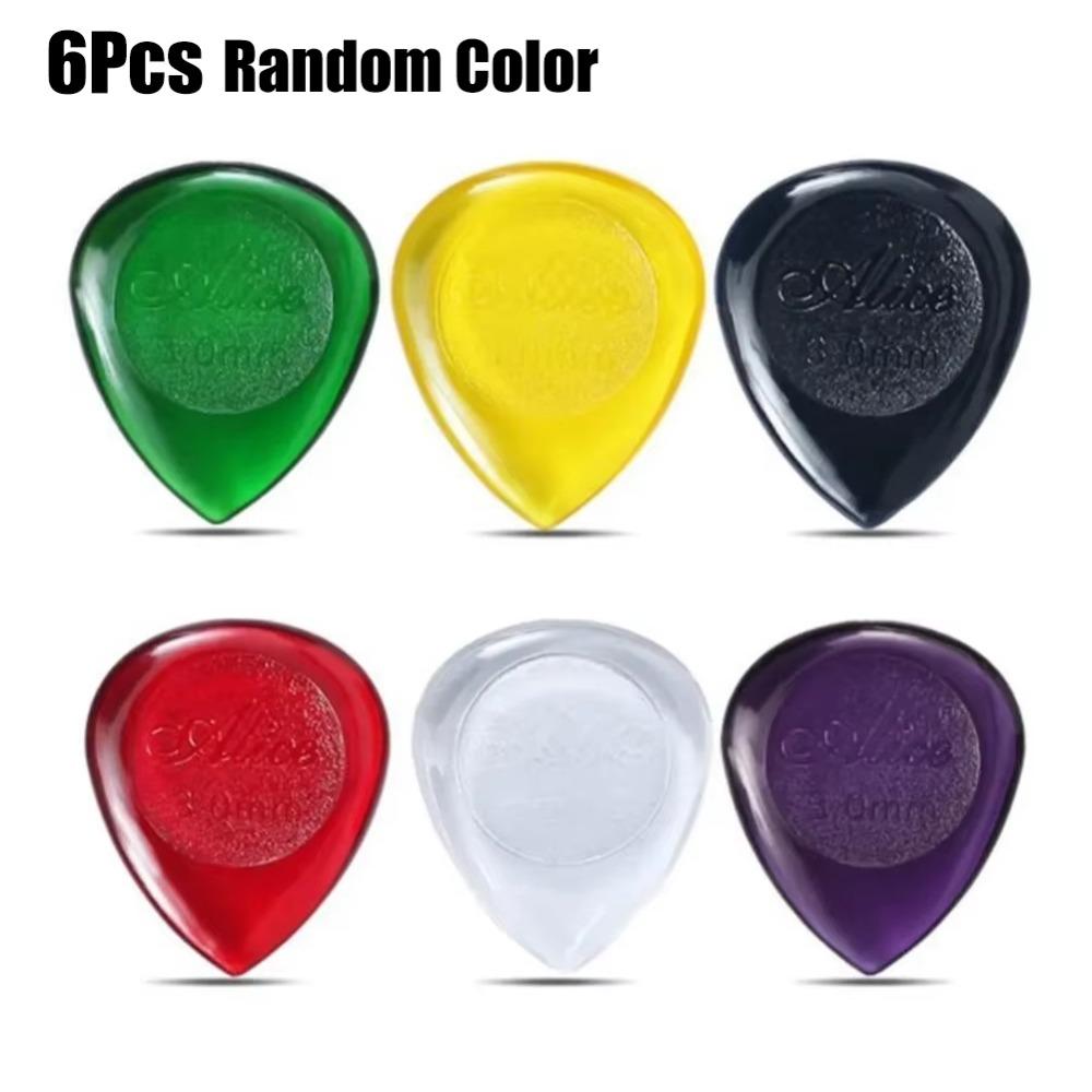 

6 шт. короткие медиаторы для гитары, быстрое извлечение, аксессуары для гитары, прочный медиатор для электрической бас-гитары 3mm