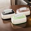 Dust-proof Tissue Box Holder Plastic Tissue Paper Dispenser Napkin Holder  Kitchen Desktop