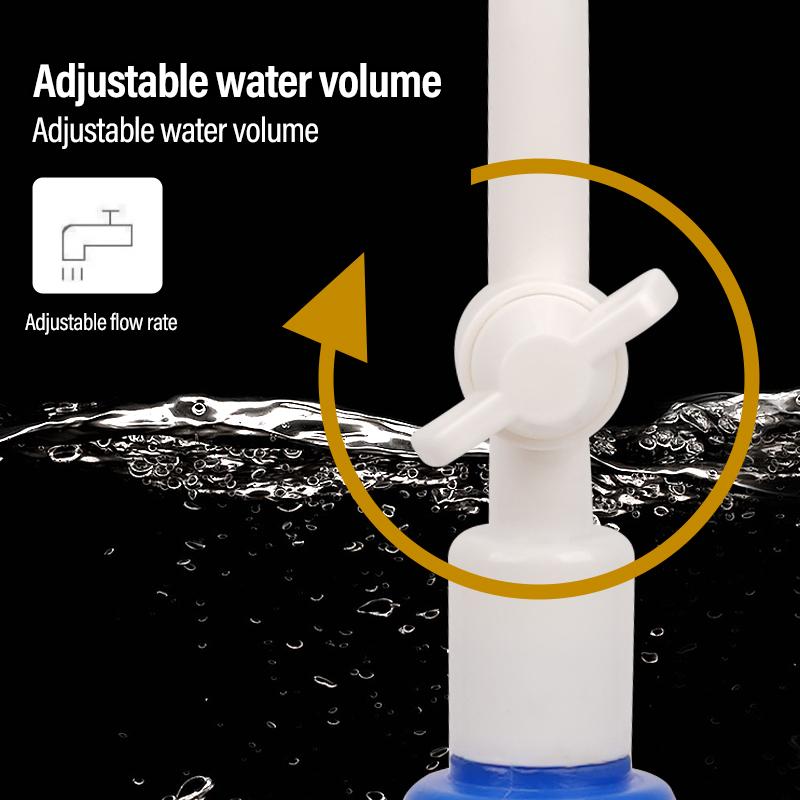1.5m/1.7m Fish Tank Water Changer Air Pump Cleaning Tool Handheld Aquarium Gravel Cleaner Vacuum Siphon Pump With Filter Nozzle