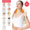 16 Massage Heads Heating Neck Shoulder Kneading Massager Cervical Health Care Back Waist Relaxation Massage Shawl