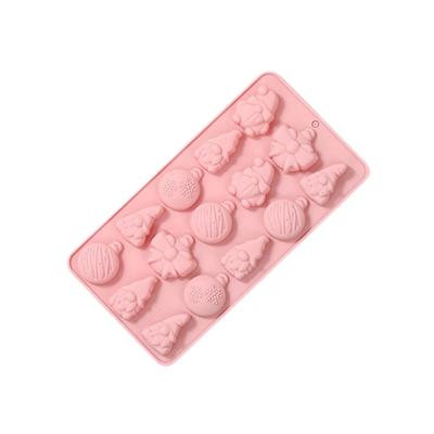 Christmas Tree Silicone Baking Molds Set Nonstick Chocolate Baking Mould For Holiday Treats And Kids Activity