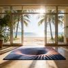 Home Style Floor Mat Anti-Skid Wear-Resistant Thick Material Rug Unique Daily Use Pattern Design Easy to Clean Durable Doormat Decor