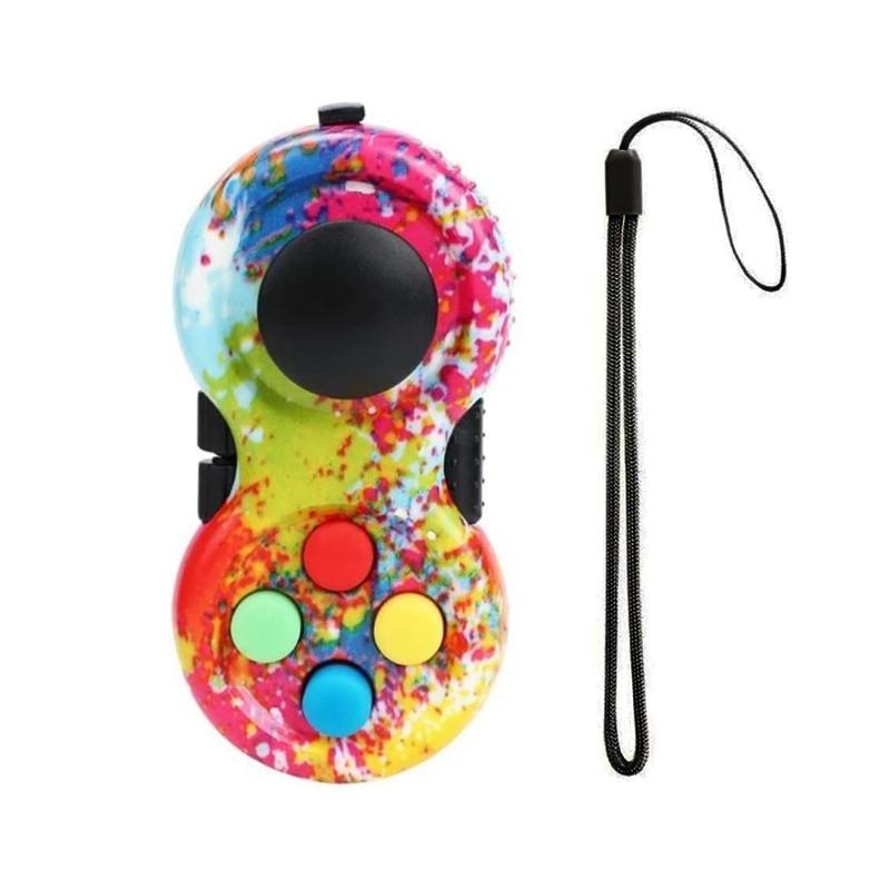 Fidget Pad Retro Classic Fidget Controller Handheld Fidget Game Controller Fun Fidget Pad Packs Classic Fidget Toys