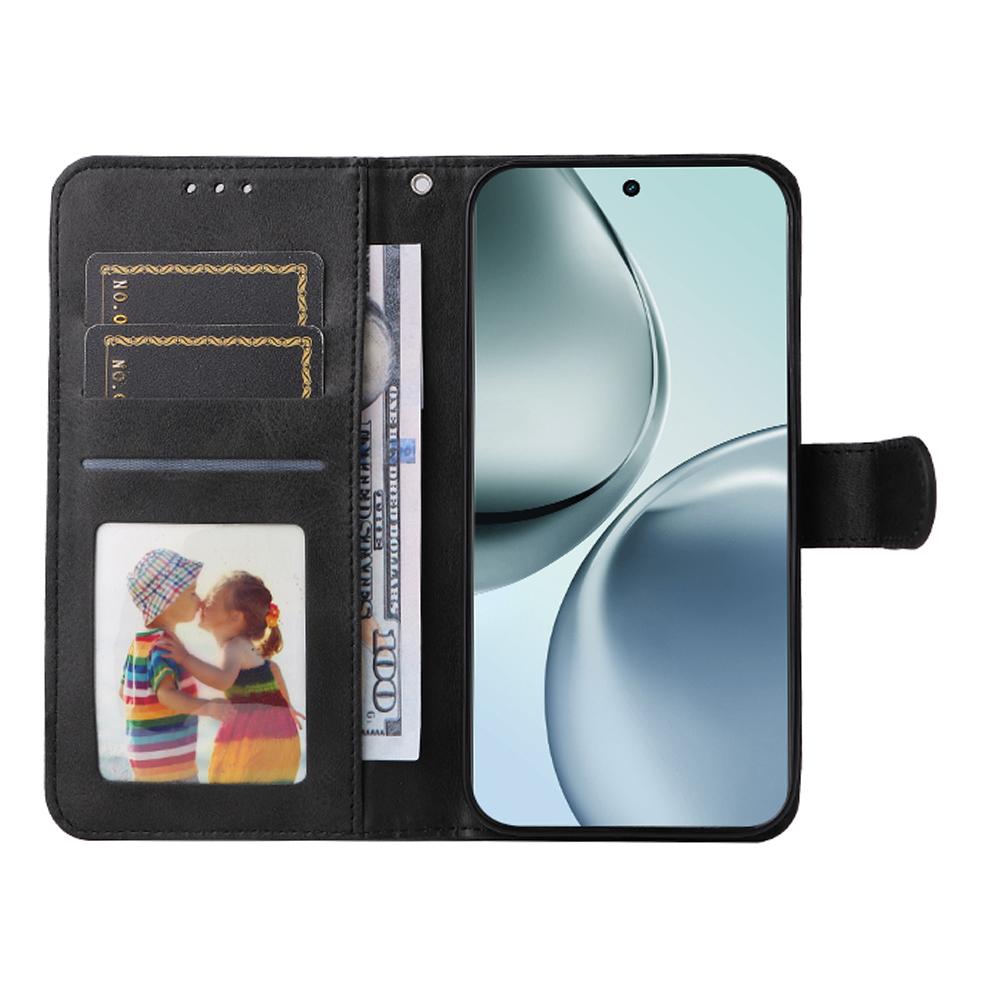 

For Realme 14 Pro+ 5G Case Wallet PU Leather Folio Flip Phone Cover Brown