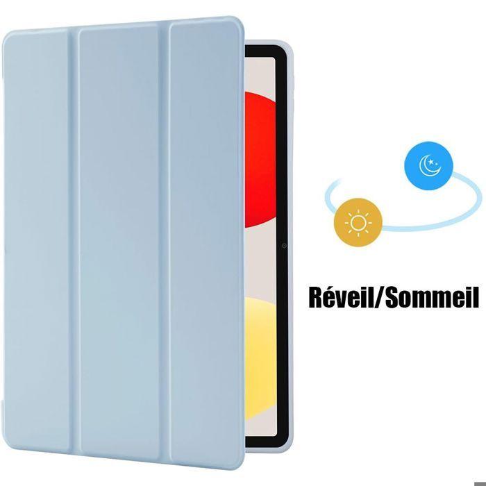 Coque pour Xiaomi Pad 7 / 7 Pro, Protection Antichoc Slim avec Fonction Support - Bleu