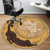 1pc Moon Cats Office Round Area Rug, Indoor Mat Suitable For Office, Under Office Chairs Bedroom Living Room Home Decor, Room Deco145