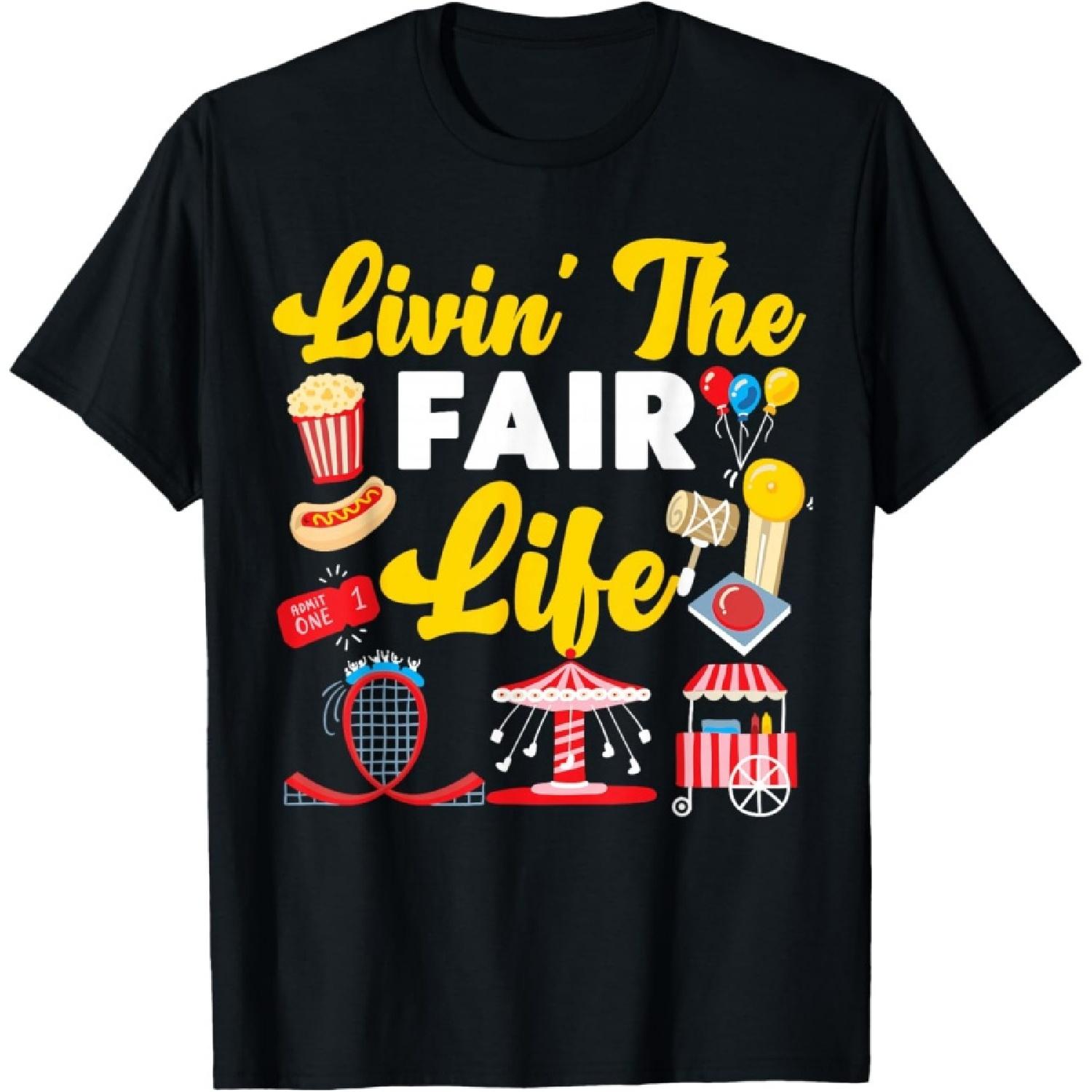 County Fair_ Livin  The Fair Life T-Shirt S