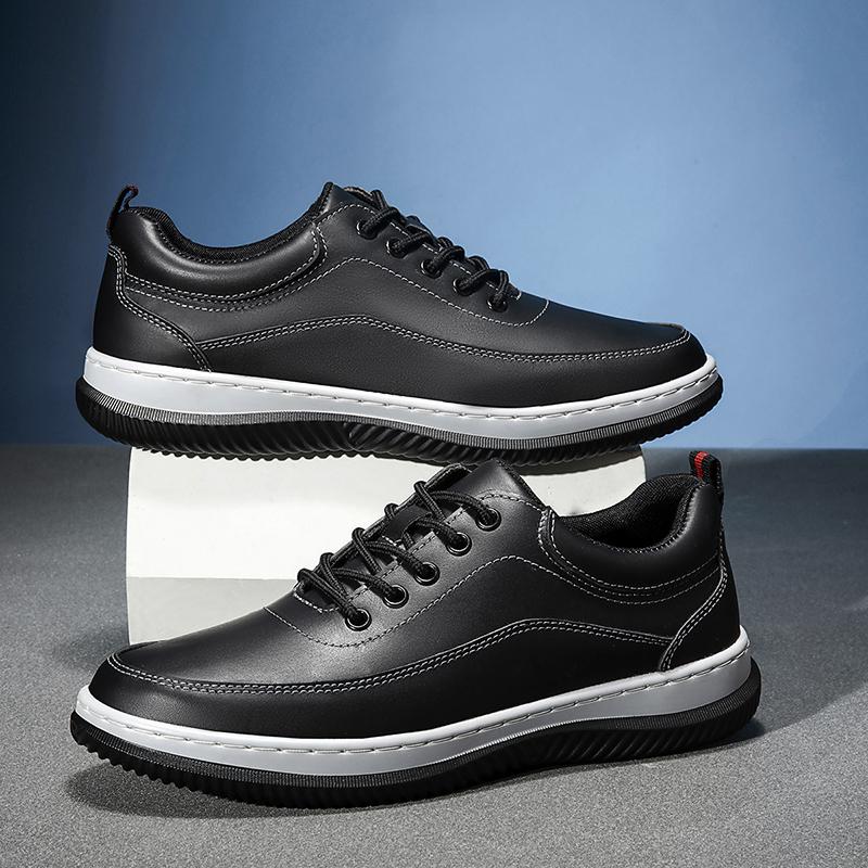 Newest Male Comfortable Genuine Leather Shoes Slip On Band Fashion Design Casual Men'S Shoes Business Loafers Man Handmade Footwear