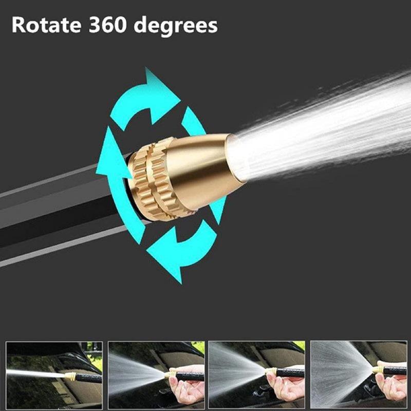 Car Garden Cleaning Automobile High-pressure Car Wash Water Gun New Copper-plated Nozzle Thickened Long Rod Family Dual-purpose