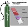 Ctrepower Tubeless Tire Air Bottle Tire Booster with Pressure Gauge & Valve Fast Inflator for MTB & Road Bicycle Vacuum Tires
