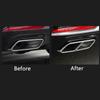 Car Tail Exhaust Pipe Output Cover Protective Trim For Mercedes Benz S R Class W222 Coupe W251 10-17 GL Class X166 13-15 AMG