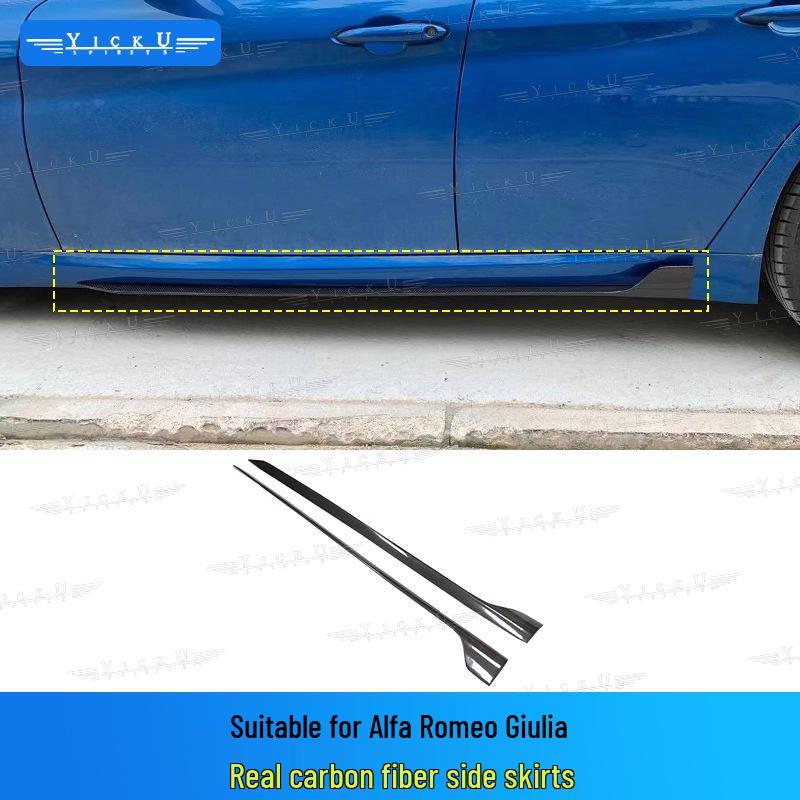 Carbon Fiber Body Kit for Alfa Romeo Giulia GTAM: Front & Rear Bumpers, Fender Flares, Hood, Rear Spoiler, Side Skirts