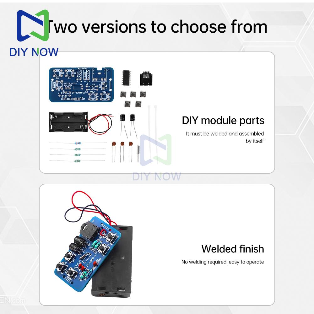RDA5807 Electronic Audio Module FM Radio DIY Kit 76~108MHZ Radio Module 1.8-3.6V Electronic Production Training DIY kit