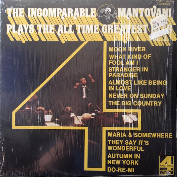 LP Record MANTOVANI HIS ORCHESTRA The Incomparable Mantovani Plays Th PTV1014 LONDON RECORD Canada Jazz Used