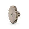 33102B 0.5M Alloy Double Gear Big 33 Teeth OD=17.2mm Small 10 Teeth od=6mm Metal Pinion 33T+10T
