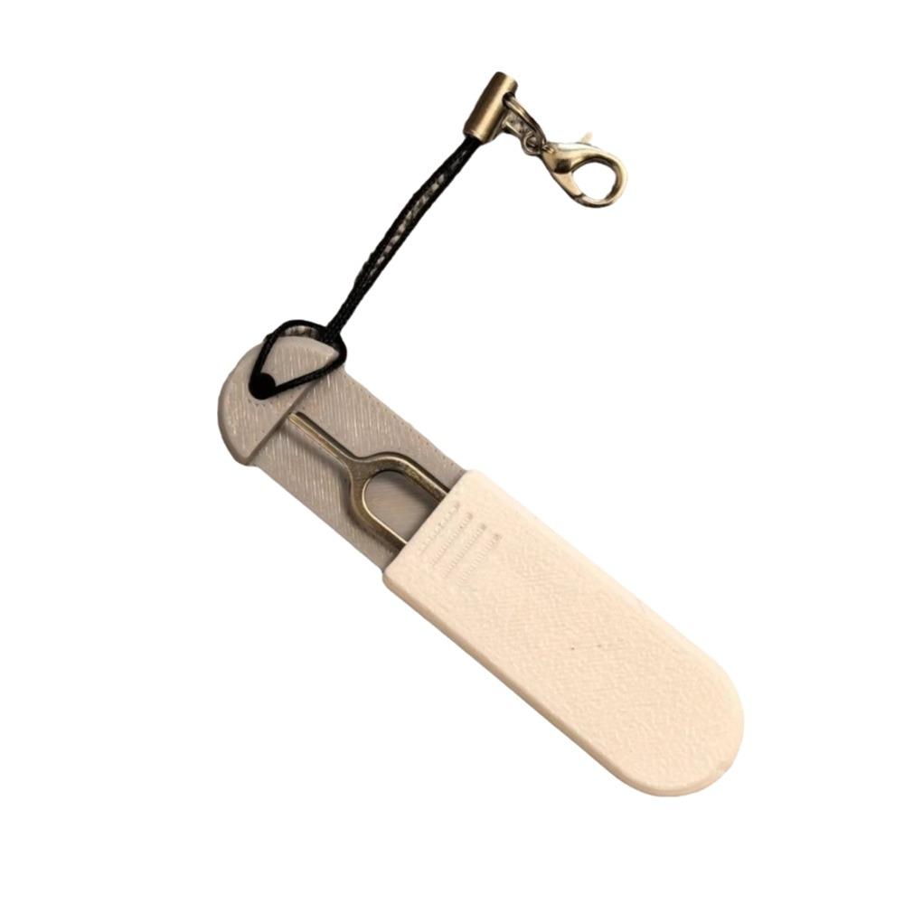 

3D Printed SIM Card Ejector Pin Storage Box with Eject Pin with Keychain SIM Card Ejector Tool Universal SIM Tray Tool Travel