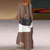 New Ladies Vintage Printed Dress V-Neck, Pocket Summer Dress