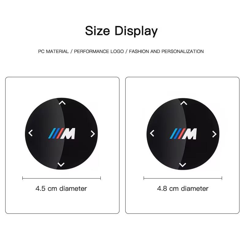 Car Multimedia Knob Button Cover Sticker For BMW 5 Series G30 G32 6GT G20 F10 F30 G01 G02 G05 G06 G07 G11 F15 3GT X3 X4 X5 X7 RF6