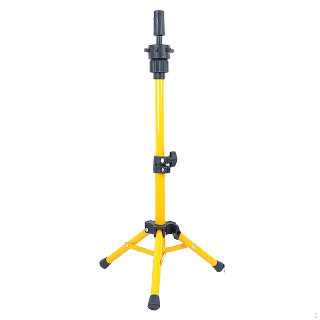 Mannequin Head Stand Adjustable Premium Portable Durability Wig Tripod Stable