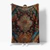 Bohemian Ethnic Pattern Velvet Throw Blanket Rug Decorative Sofa Bed Cushion Cover Home Decor