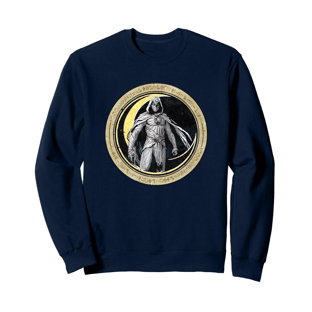 Marvel Womens/Ladies Moon Knight Hieroglyph Moon Sweatshirt