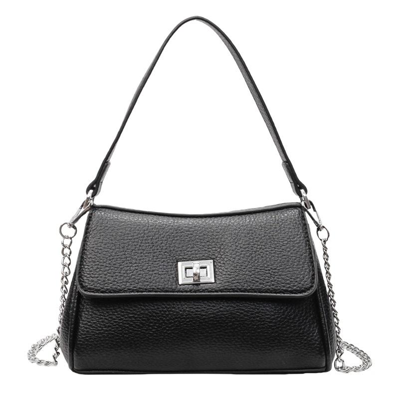 

Commuter large-capacity bag women s spring summer new fashion shoulder underarm bag texture handbag small square bag