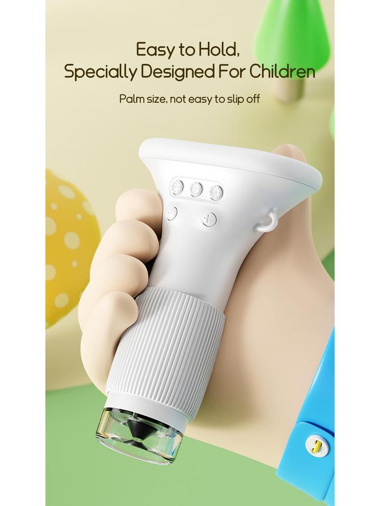 372 Portable Handheld Microscope Magnifier for Kids - Mini Science Experiment Toy