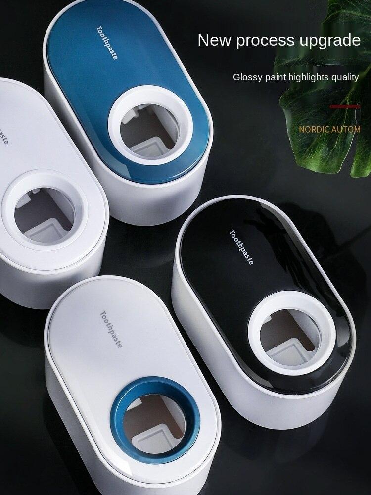 Bathroom  Accessories Set Automatic Toothpaste Dispenser Dust-proof Toothbrush Holder Wall Mount Toothpaste Squeezers Dropship
