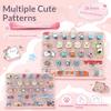 26Key Transparent Stress Relief Keyboard Toy Keychain Cute Children Gift Decompression Keyboard Bag Pendant