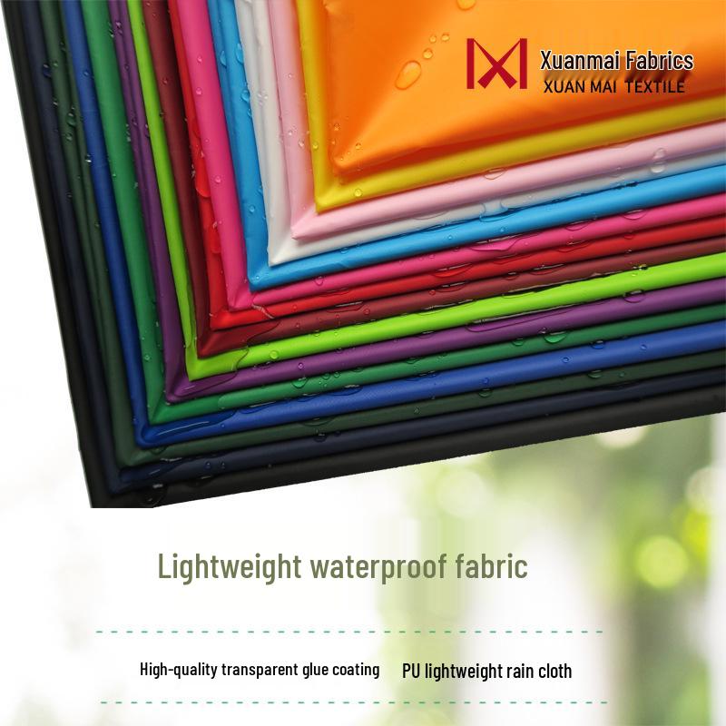 Waterproof PU Fabric: Diaper Pad, Dance Star Cloth, Inflatable Dust Cover, Shower Curtain, Umbrella Cloth, Rainproof Silk