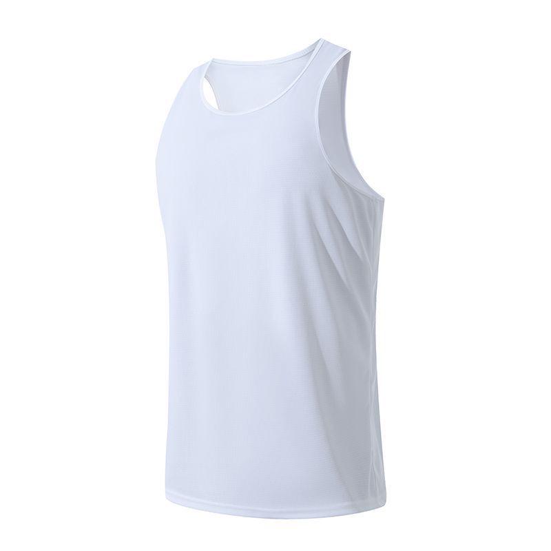 Plus Size Euro Cotton Blend Vest - 180g, Round Neck, Bestseller 4XL