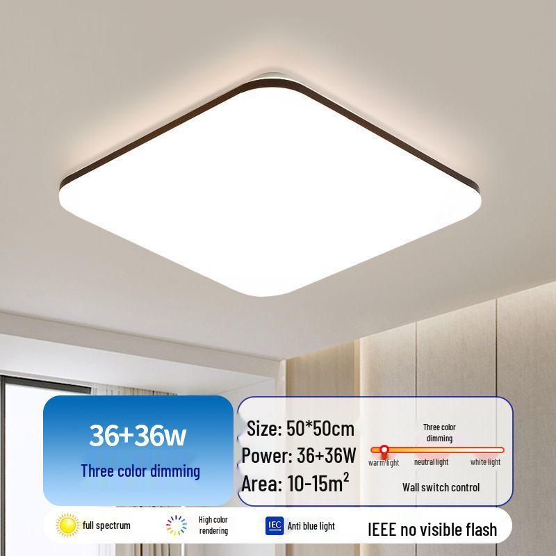 2025 Modern Minimalist LED Ceiling Light for Living Room, Bedroom, Study & Balcony - Super Bright