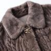 Middle-aged Women's Faux Fur Coat Winter Outerwears Elegant Thick Warm Long Fur Jackets for Women Clothes
